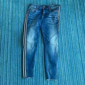 Connie Side Stripe Ankle Skinny Jeans